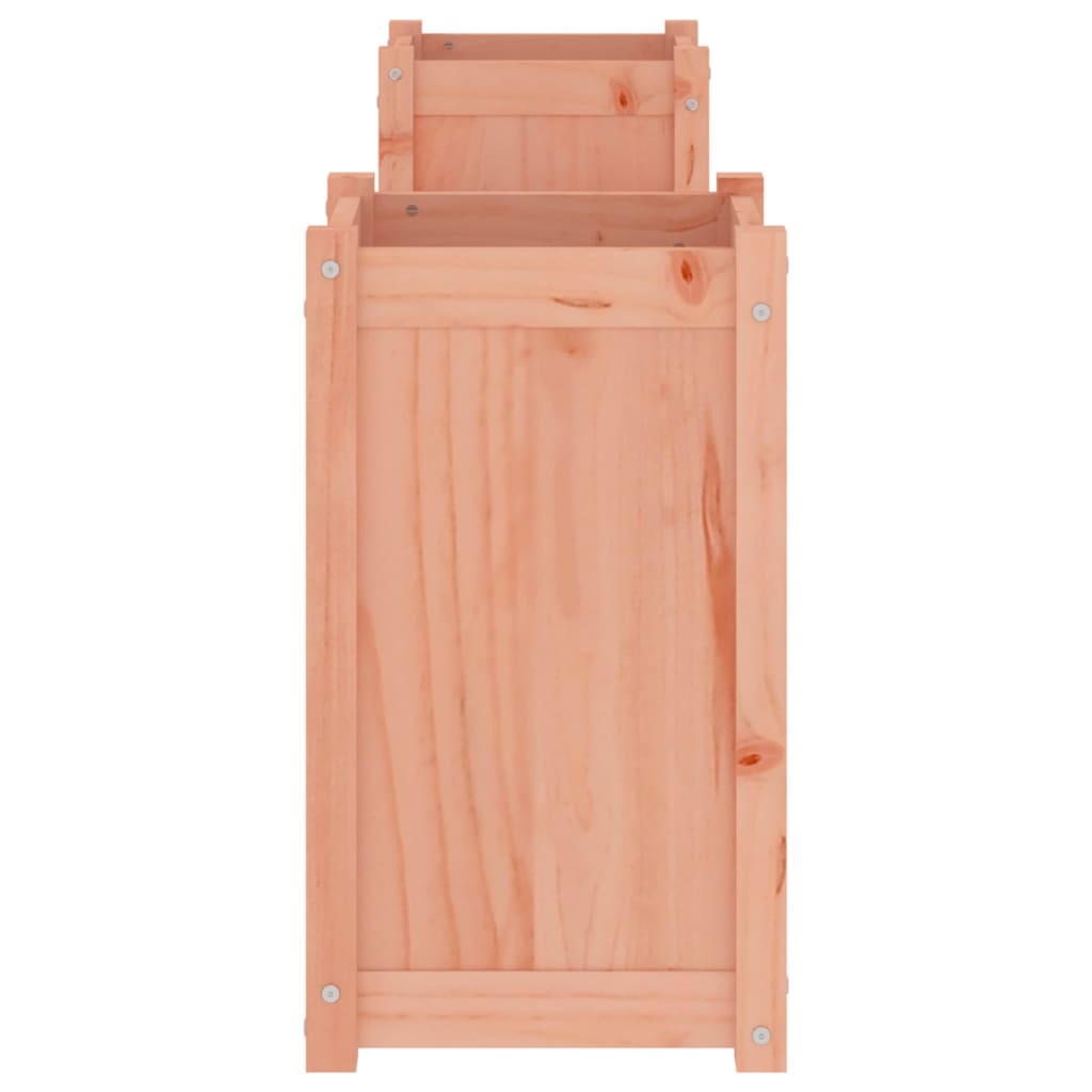 vidaXL Gartenbank mit Pflanzkübeln 180x36x63 cm Massivholz Douglasie