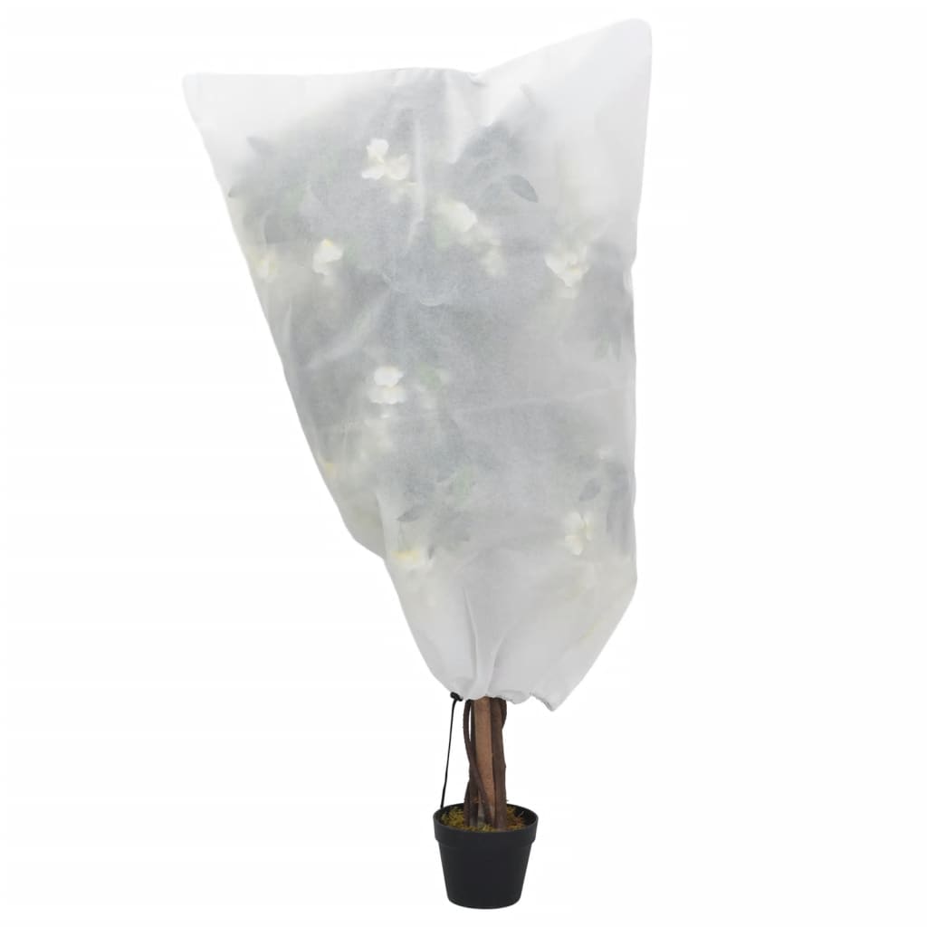 vidaXL Wintervlies mit Kordelzug 8 Stk. 70 g/m² 0,8x0,8 m