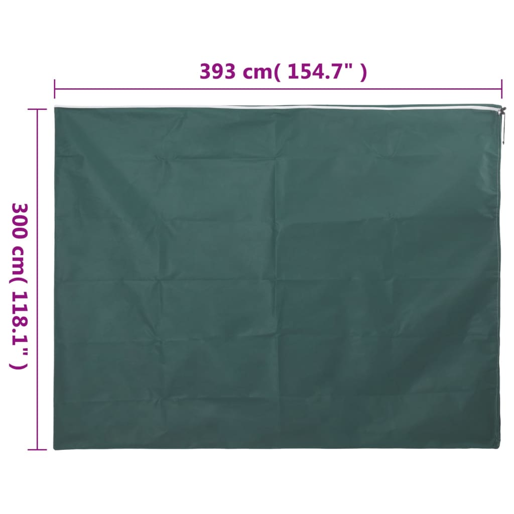 vidaXL Wintervlies mit Reißverschluss 2 Stk. 70 g/m² 3,93x3 m