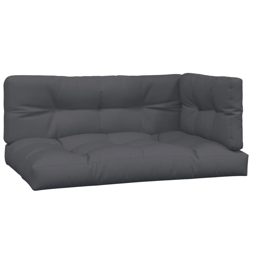 vidaXL 4-tlg. Garten-Sofagarnitur aus Paletten mit Kissen Akazienholz