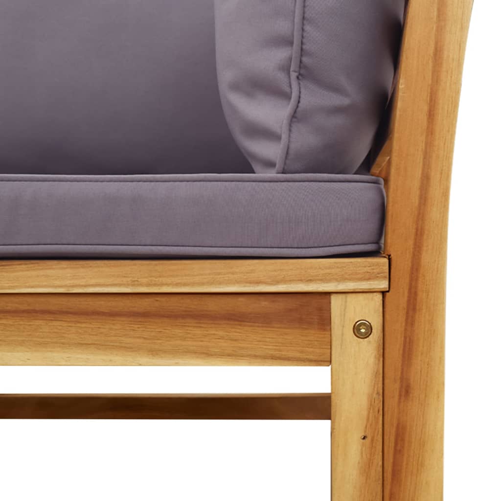 vidaXL 8-tlg. Garten-Lounge-Set mit Kissen Massivholz Akazie