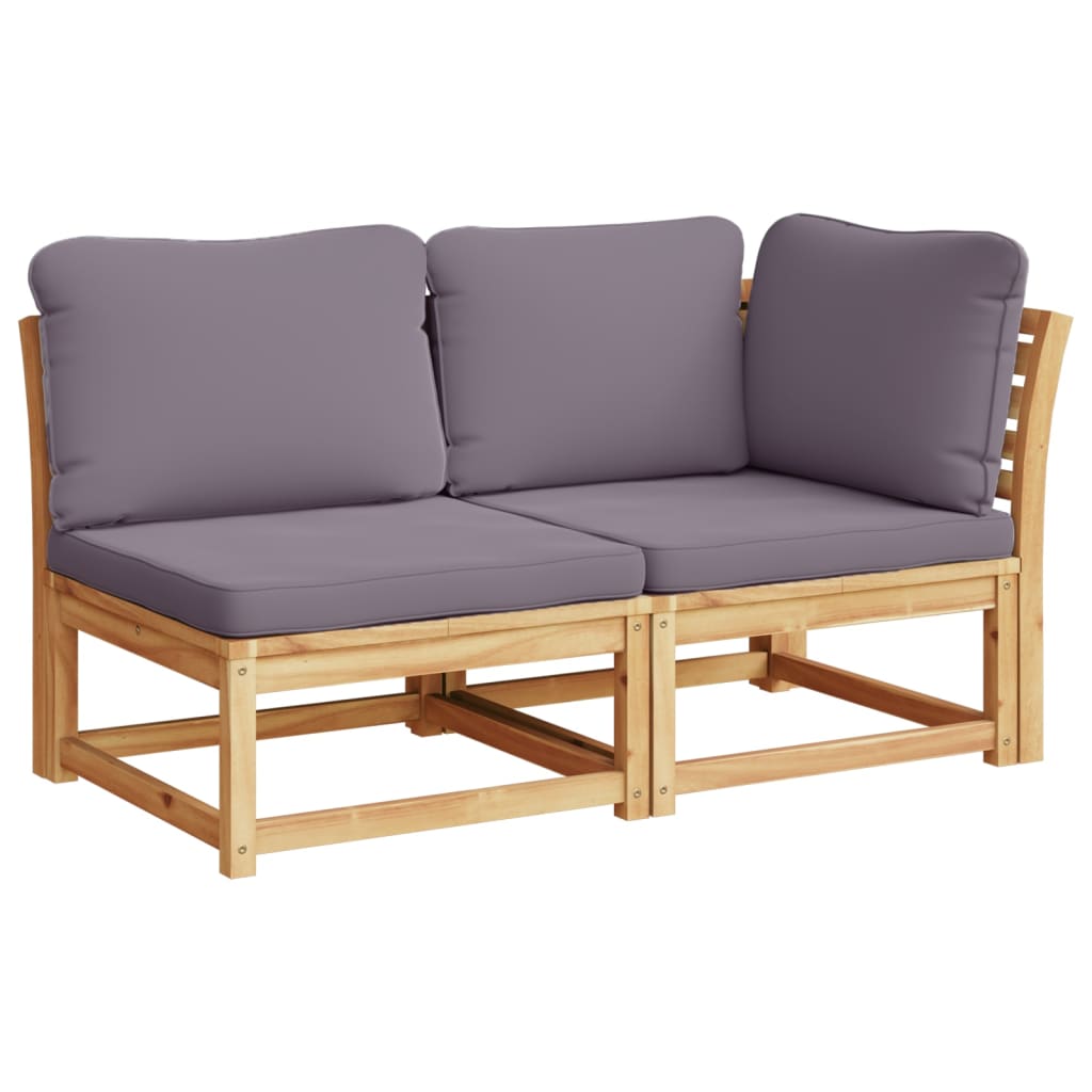 vidaXL 8-tlg. Garten-Lounge-Set mit Kissen Massivholz Akazie