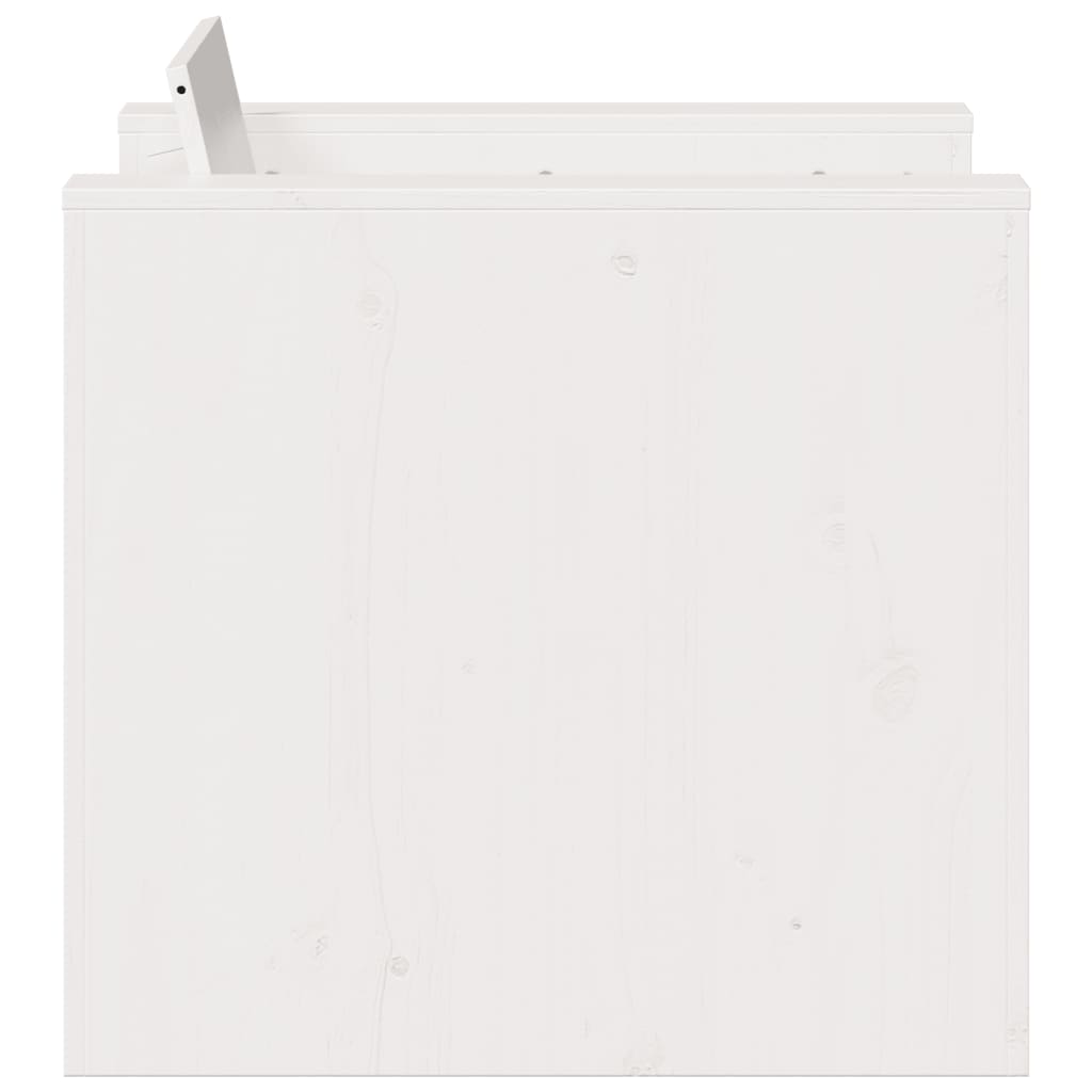 vidaXL Gartensessel Weiß 79x60x62 cm Massivholz Kiefer