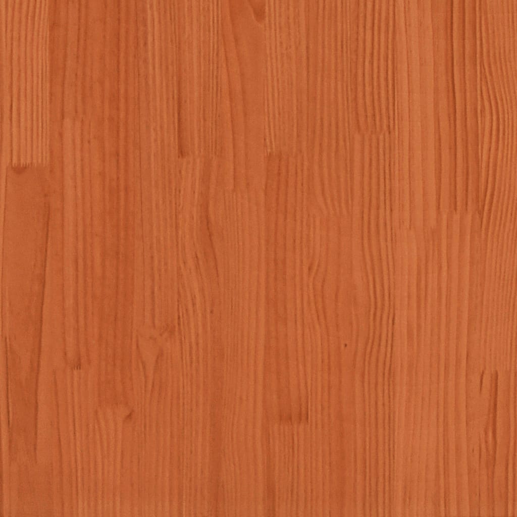 vidaXL Gartenstuhl Wachsbraun 57,5x63x76 cm Massivholz Kiefer