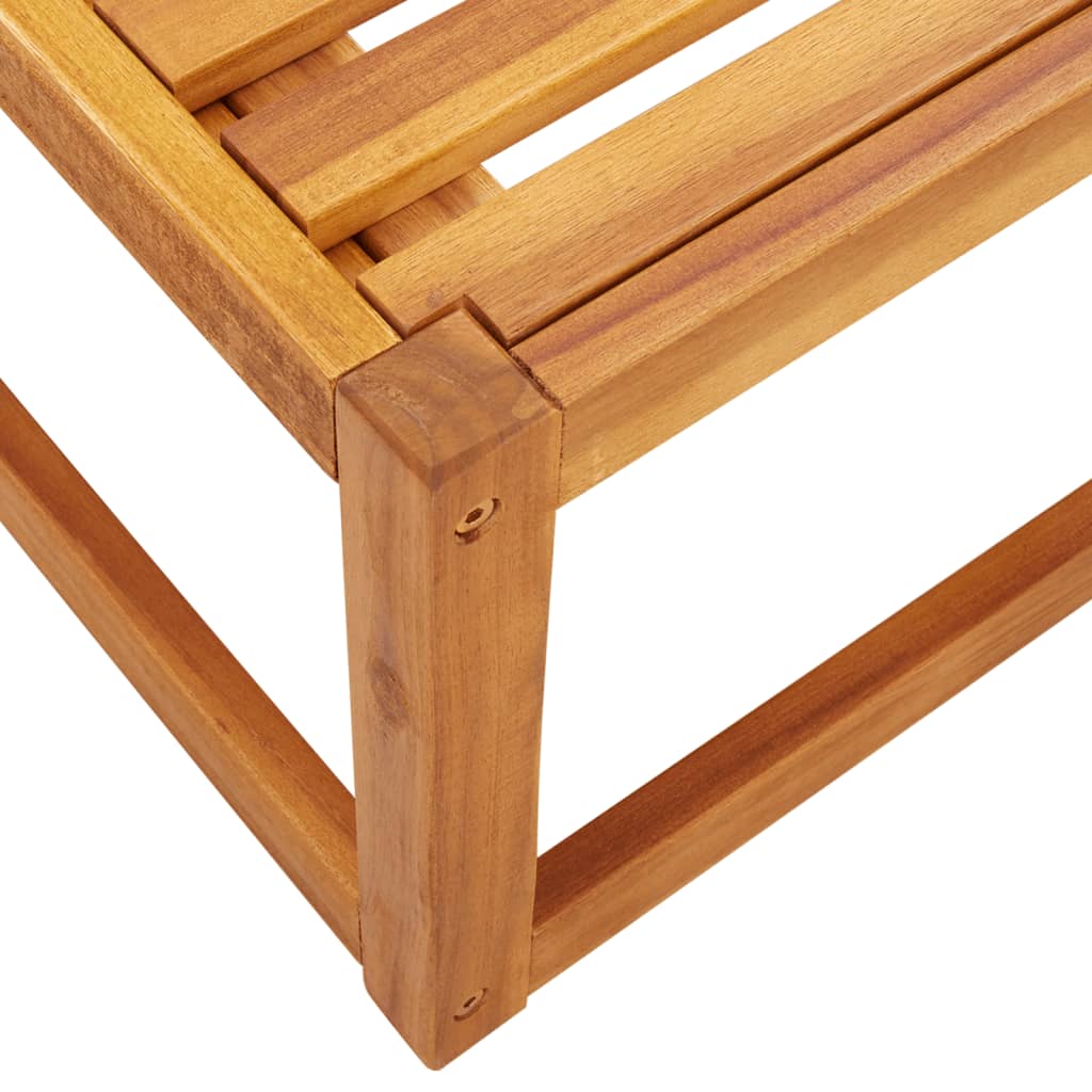 vidaXL 4-tlg. Gartensofa-Set mit Kissen Holz Akazie & Seil