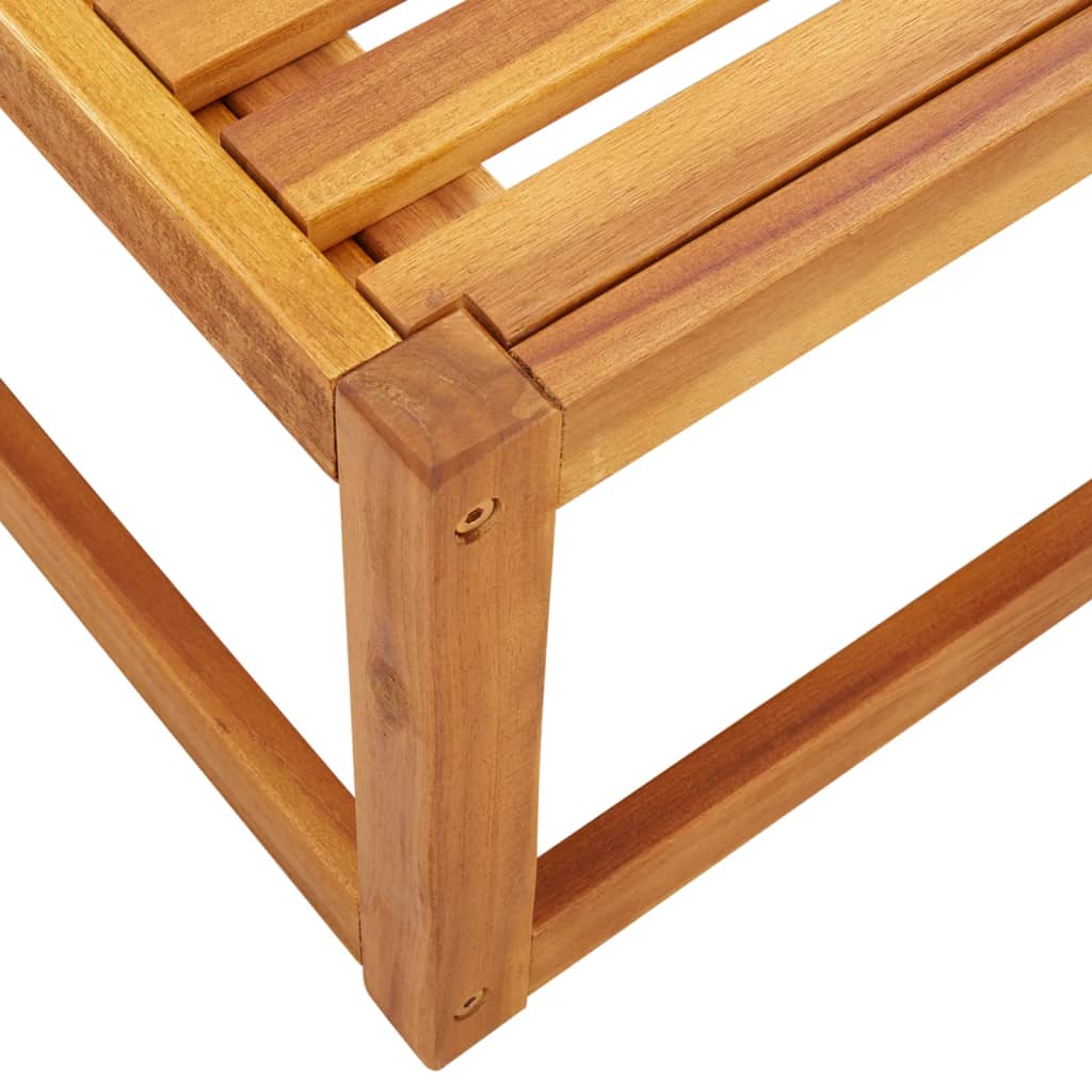 vidaXL 6-tlg. Gartensofa-Set mit Kissen Holz Akazie & Seil