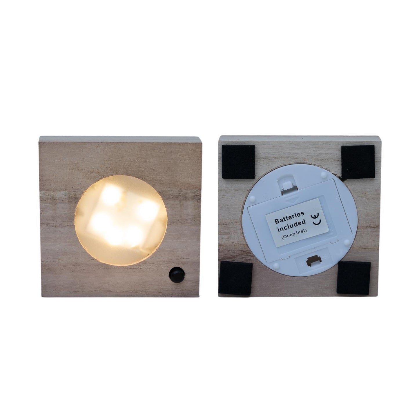 Calathea aus Samoa-Glas mit LED-Beleuchtung - Ø12cm - ↕10cm