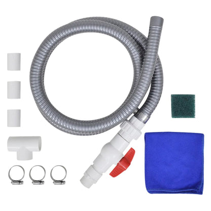 vidaXL Pool-Wasserfall Edelstahl 50x30x53 cm Silbern