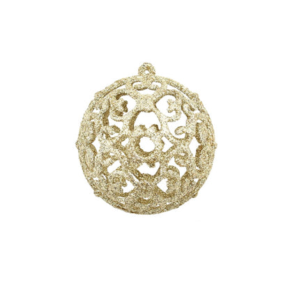 vidaXL 100-tlg. Weihnachtskugel-Set 3/4/6 cm Golden