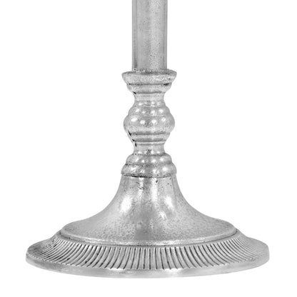 vidaXL Sektkühler Vollaluminium 39 x 29 x 71 cm Silbern