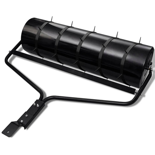 Rasenwalze mit 5 Spikes 30 cm schwarz