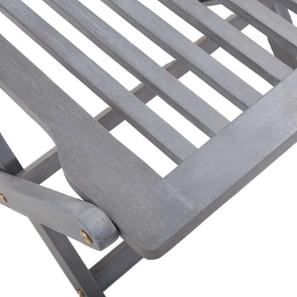 vidaXL Klappbare Gartenstühle 4 Stk. Massivholz Akazie
