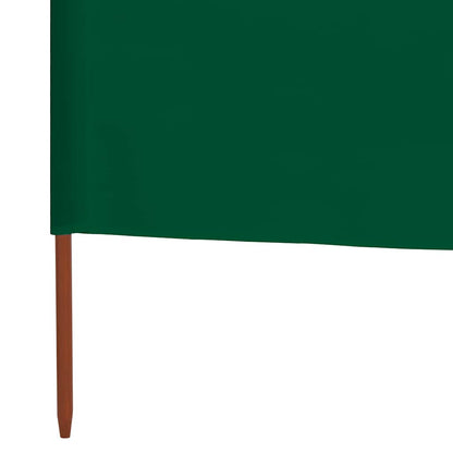 vidaXL 3-teiliges Windschutzgewebe 400 x 80 cm Grün