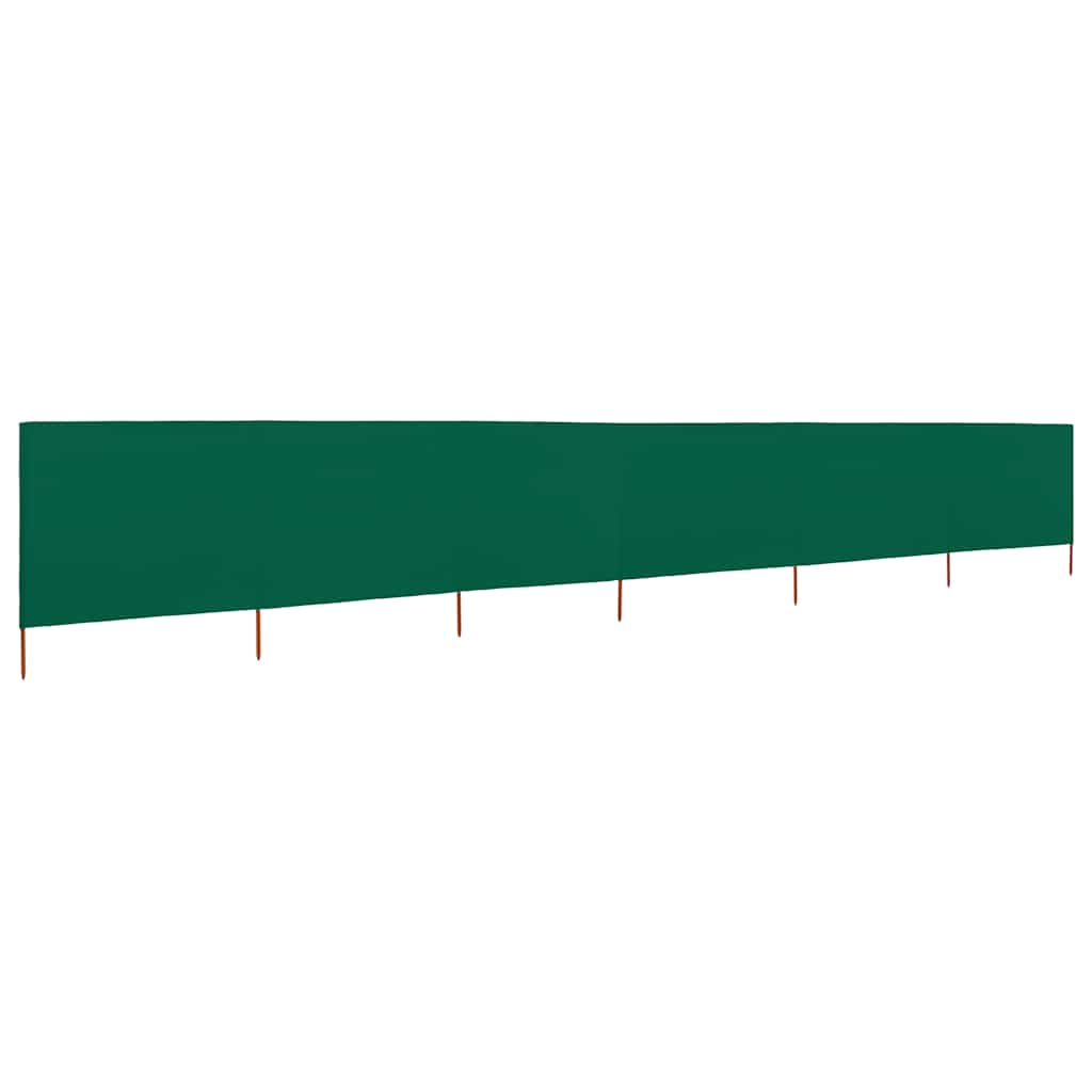 vidaXL 6-teiliges Windschutzgewebe 800 x 120 cm Grün