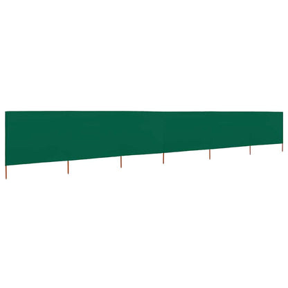 vidaXL 6-teiliges Windschutzgewebe 800 x 120 cm Grün