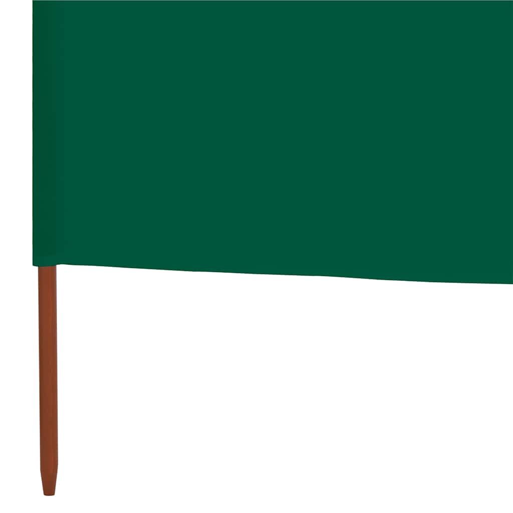 vidaXL 6-teiliges Windschutzgewebe 800 x 120 cm Grün
