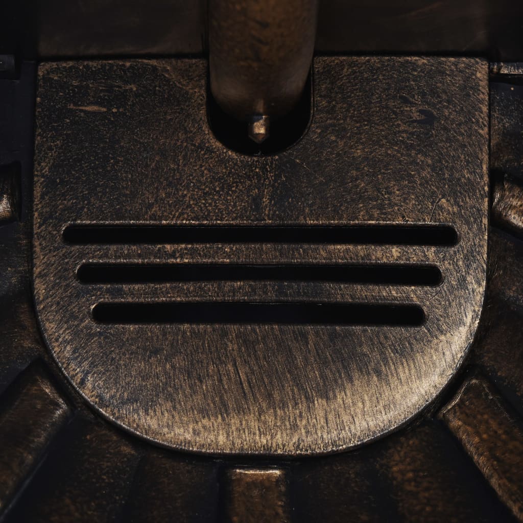 vidaXL Wandbrunnen Löwenkopf Design Bronze