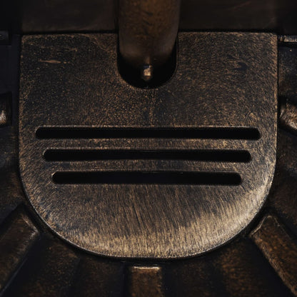 vidaXL Wandbrunnen Löwenkopf Design Bronze