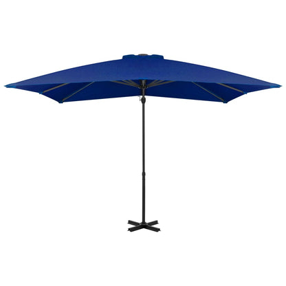 vidaXL Ampelschirm mit Aluminium-Mast 250x250 cm Azurblau