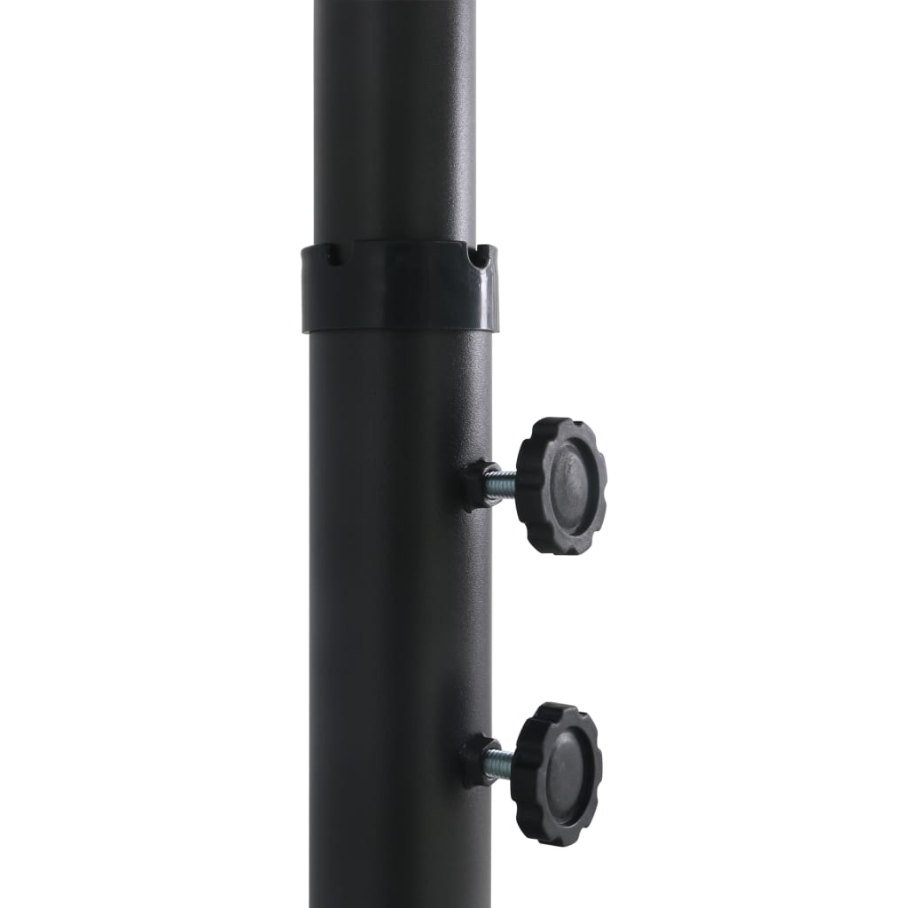 vidaXL Sonnenschirm mit Aluminium-Mast 460x270 cm Blau