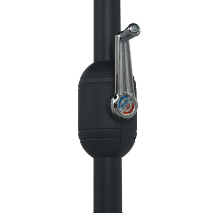 vidaXL Sonnenschirm mit Aluminium-Mast 270x246 cm Anthrazit
