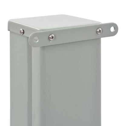 vidaXL Ausziehbare Seitenmarkise 80×300 cm Grau