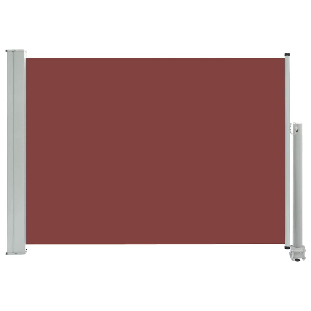 vidaXL Ausziehbare Seitenmarkise 80×300 cm Braun