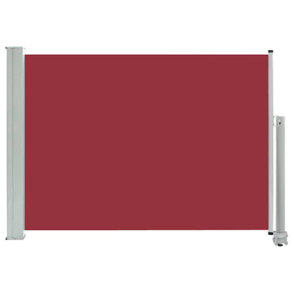 vidaXL Ausziehbare Seitenmarkise 80×300 cm Rot