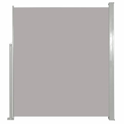 vidaXL Ausziehbare Seitenmarkise 100×500 cm Grau