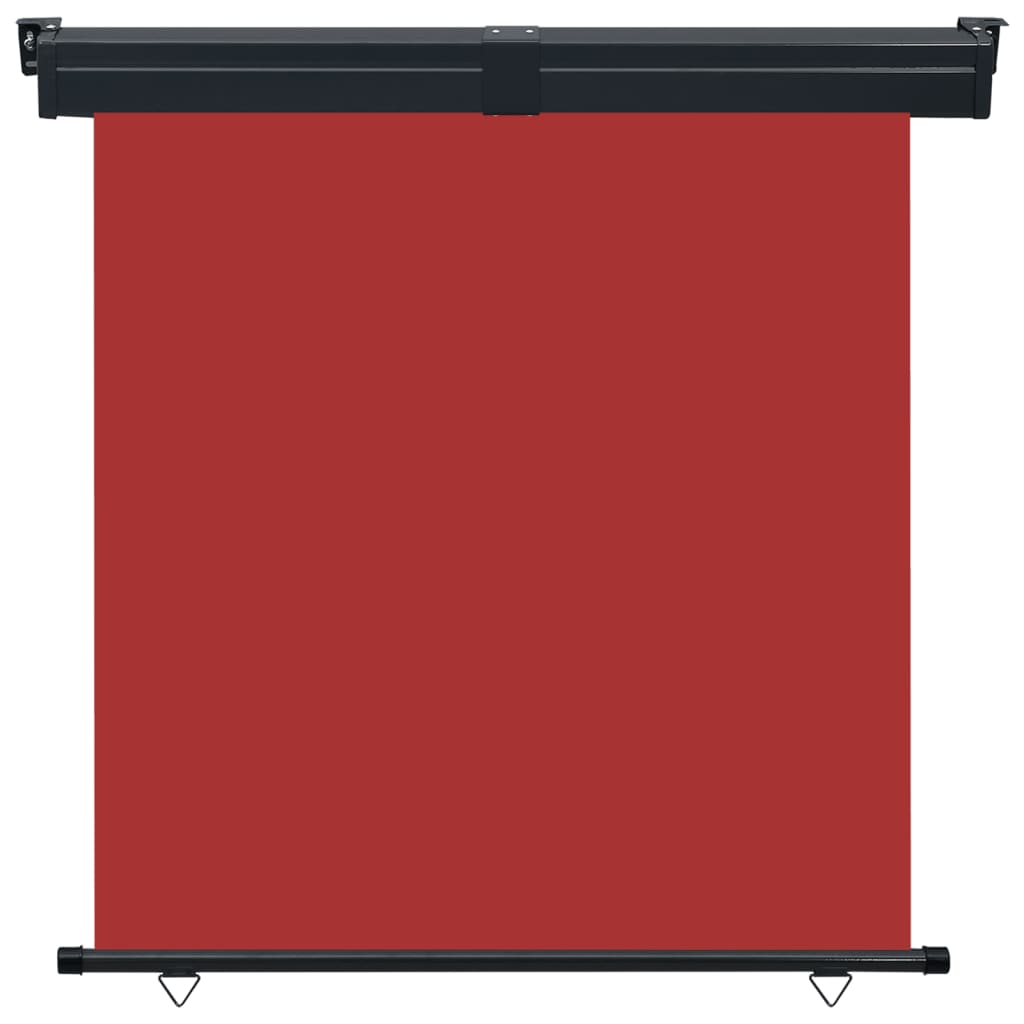 vidaXL Balkon-Seitenmarkise 165x250 cm Rot