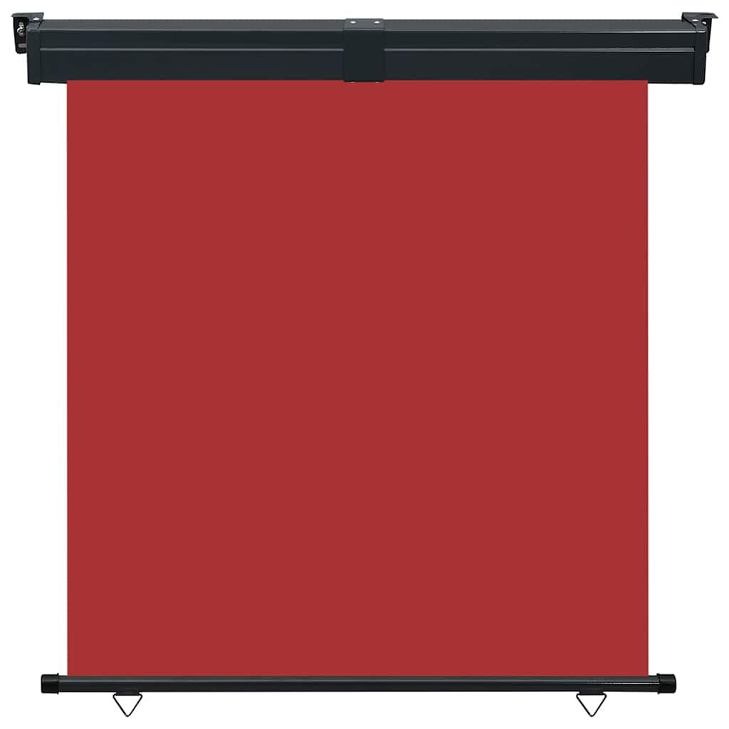 vidaXL Balkon-Seitenmarkise 165x250 cm Rot