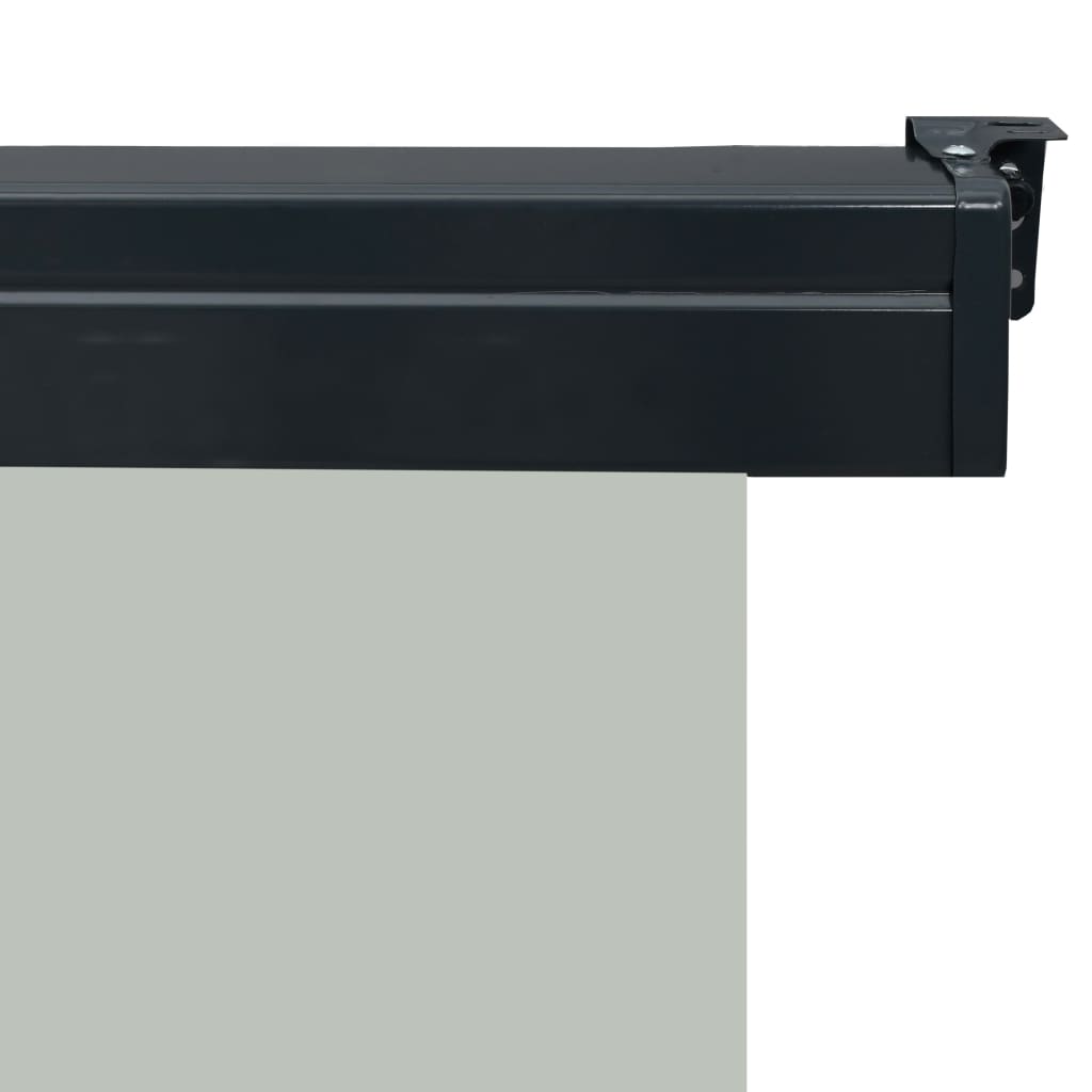 vidaXL Balkon-Seitenmarkise 175x250 cm Grau