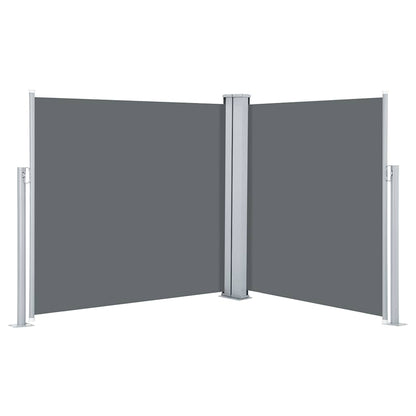 vidaXL Ausziehbare Seitenmarkise Anthrazit 100 x 600 cm
