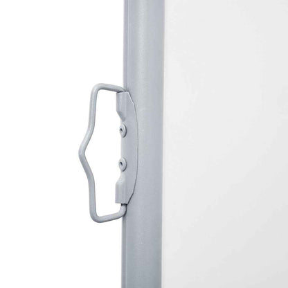 vidaXL Ausziehbare Seitenmarkise Creme 140 x 1000 cm