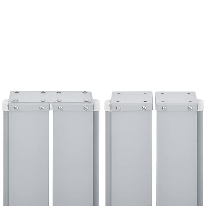 vidaXL Ausziehbare Seitenmarkise Creme 140 x 1000 cm