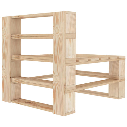 vidaXL Garten-Palettensofa 4-Sitzer Holz