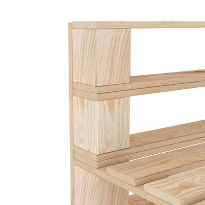 vidaXL Garten-Palettensofa 4-Sitzer Holz