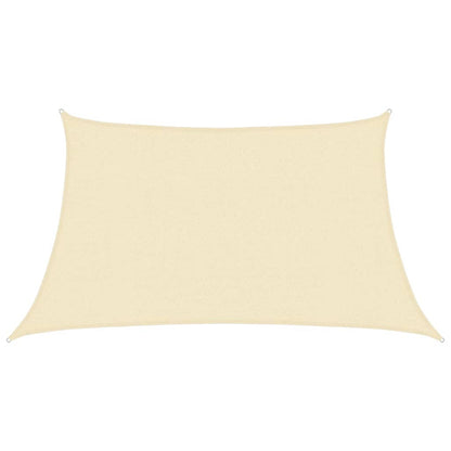 vidaXL Sonnensegel 160 g/m² Creme 3/4x2 m HDPE
