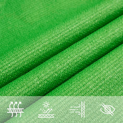 vidaXL Sonnensegel 160 g/m² Hellgrün 2x2 m HDPE
