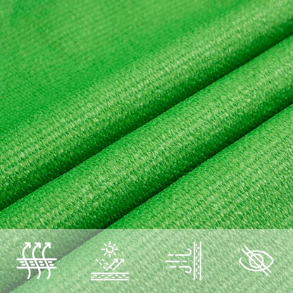 vidaXL Sonnensegel 160 g/m² Hellgrün 3x6 m HDPE