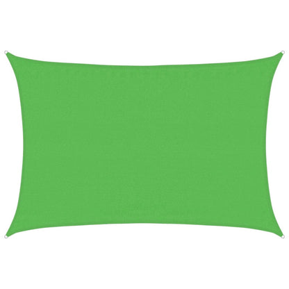 vidaXL Sonnensegel 160 g/m² Hellgrün 3,5x4,5 m HDPE