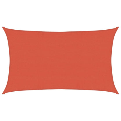 vidaXL Sonnensegel 160 g/m² Terrakottarot 5x8 m HDPE