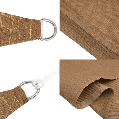 vidaXL Sonnensegel 160 g/m² Taupe 2x4,5 m HDPE