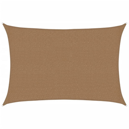 vidaXL Sonnensegel 160 g/m² Taupe 2,5x4 m HDPE