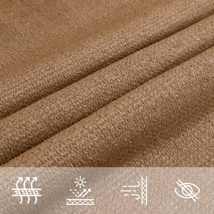vidaXL Sonnensegel 160 g/m² Taupe 2,5x4 m HDPE