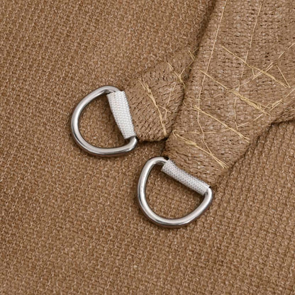 vidaXL Sonnensegel 160 g/m² Taupe 2,5x4 m HDPE