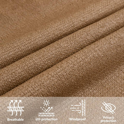 vidaXL Sonnensegel 160 g/m² Taupe 2,5x4 m HDPE