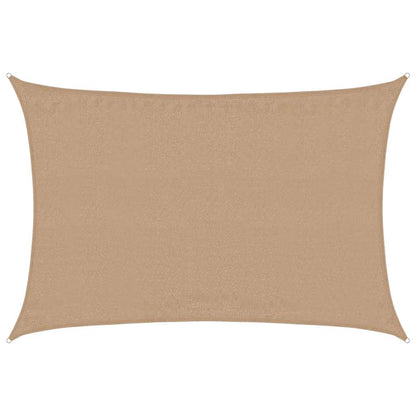 vidaXL Sonnensegel 160 g/m² Taupe 3,5x5 m HDPE
