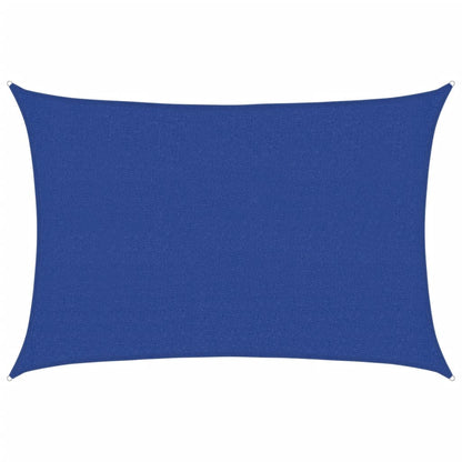 vidaXL Sonnensegel 160 g/m² Blau 2,5x3,5 m HDPE