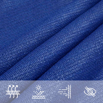 vidaXL Sonnensegel 160 g/m² Blau 2,5x3,5 m HDPE